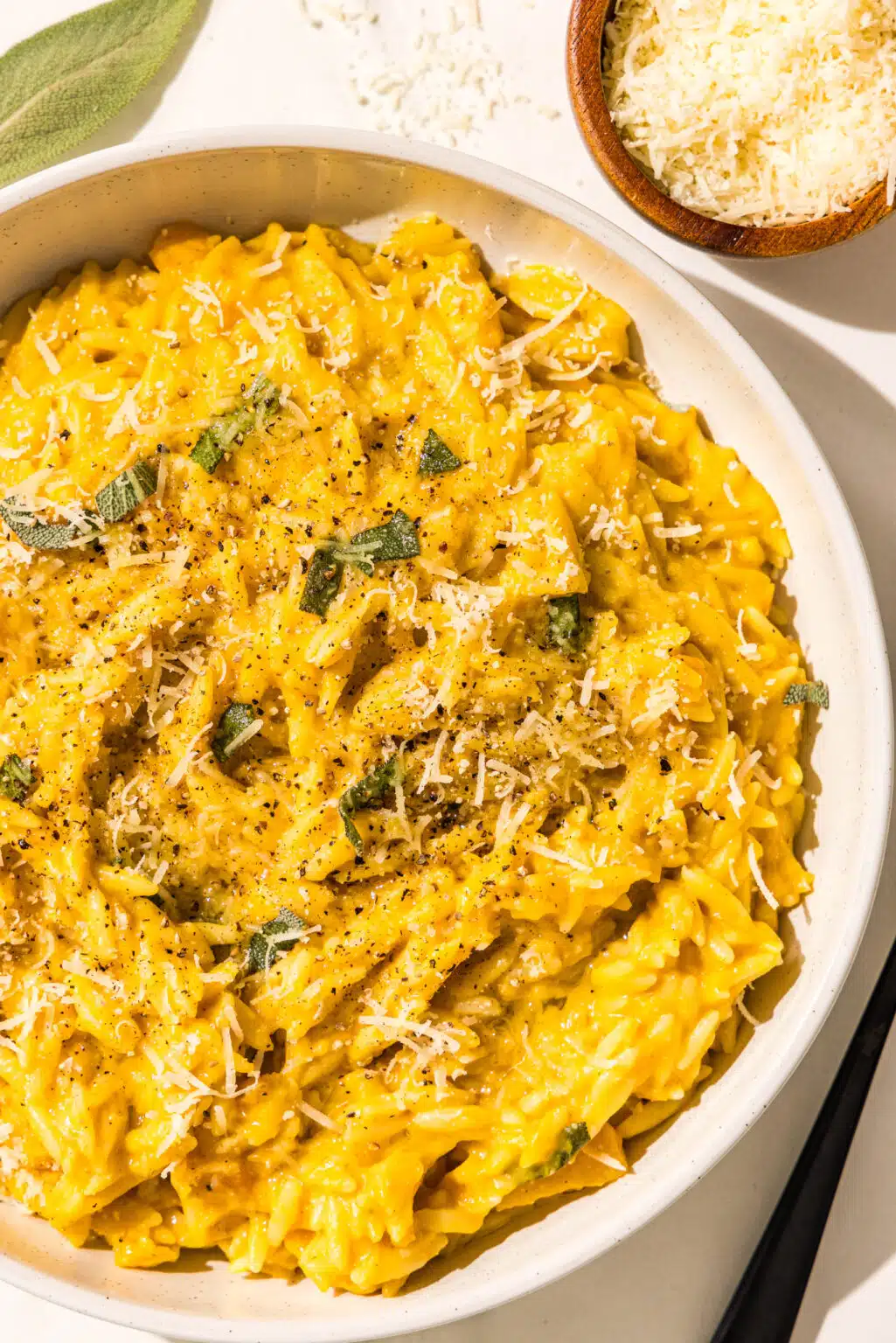 One Pot Pumpkin Orzo